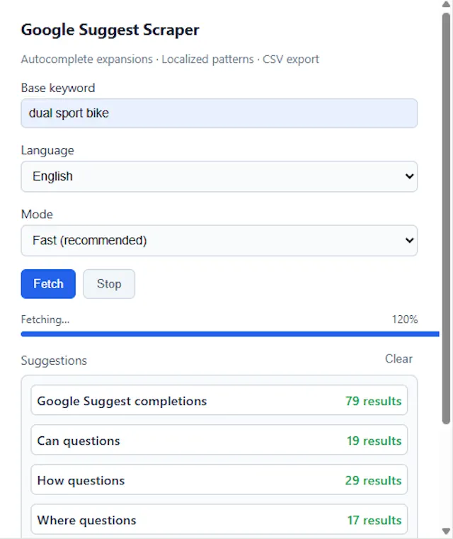 Free Google Suggest SEO Tool new version for 2026